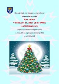 Rozsvícení stromečku 2024